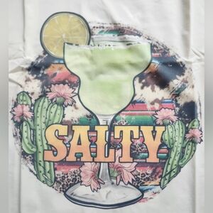 Delila By Montana West Size XXL "SALTY" MARGARITA Short Sleeve T-shirt